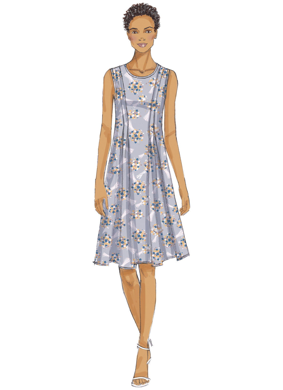 Vogue Patterns V9236 envelope showing misses' fitted dress designs