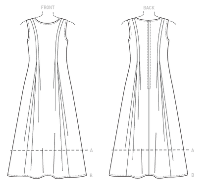 Vogue Patterns V9236 envelope showing misses' fitted dress designs