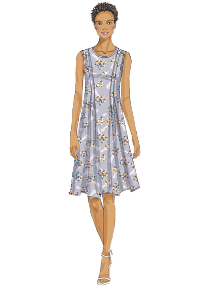 Vogue Patterns V9236 envelope showing misses' fitted dress designs