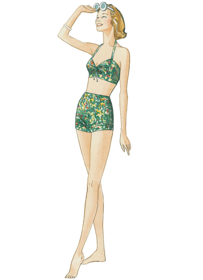 Vogue Patterns V9255 sewing pattern envelope showing the lined bra designs