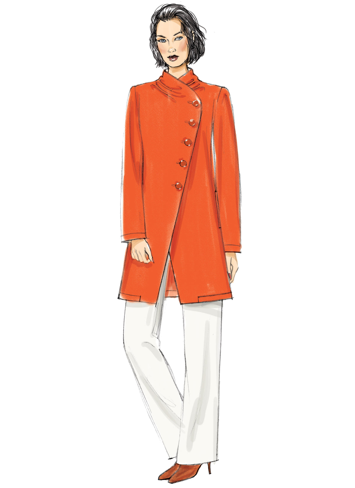 Vogue Patterns V9274 sewing pattern envelope showing the loose-fitting jacket designs