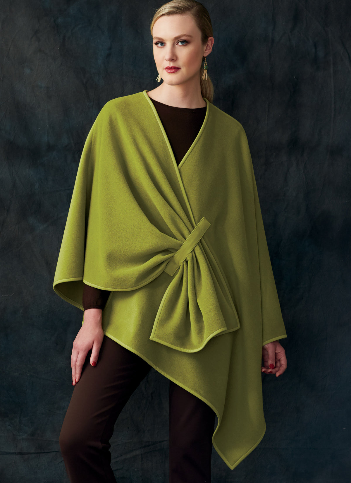 Vogue Patterns V9291 sewing pattern envelope showing the wrap designs