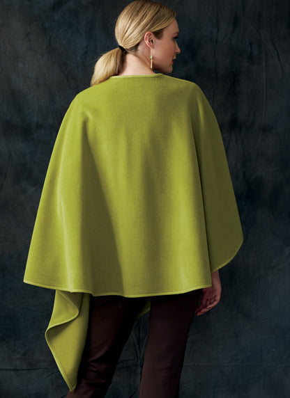 Vogue Patterns V9291 sewing pattern envelope showing the wrap designs