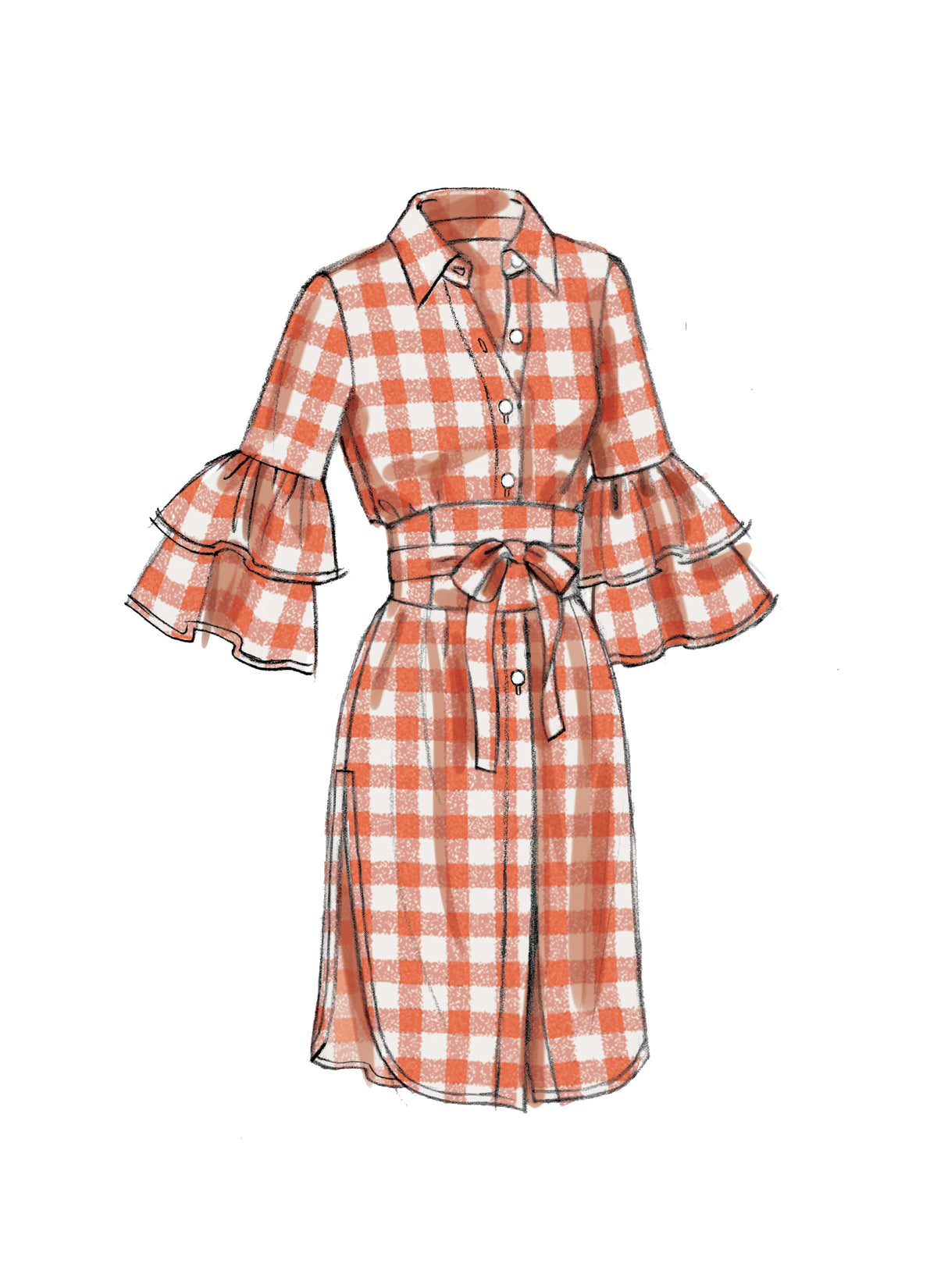 Vogue Patterns V9299 sewing pattern envelope showing the loose-fitting top designs
