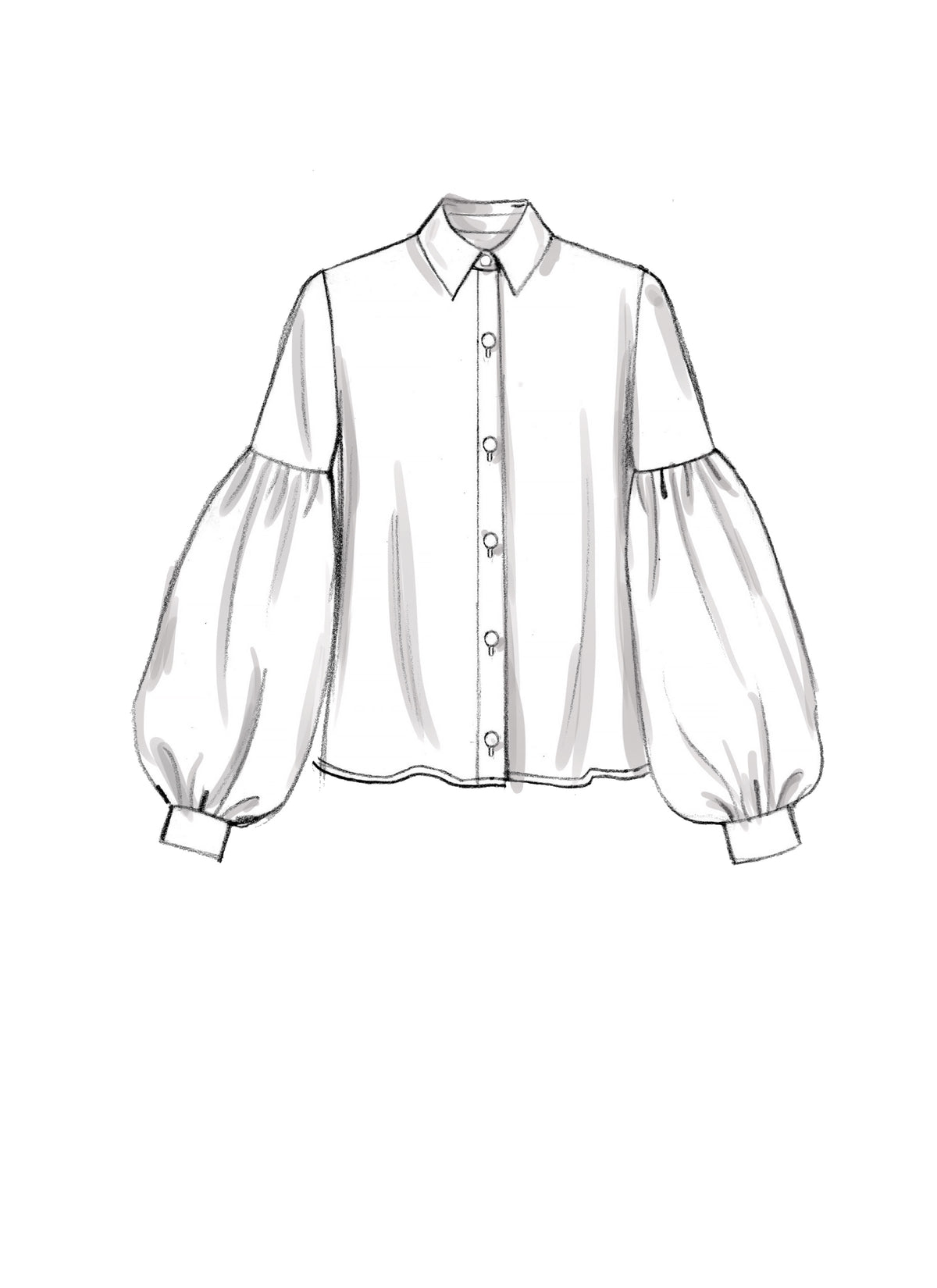 Vogue Patterns V9299 sewing pattern envelope showing the loose-fitting top designs