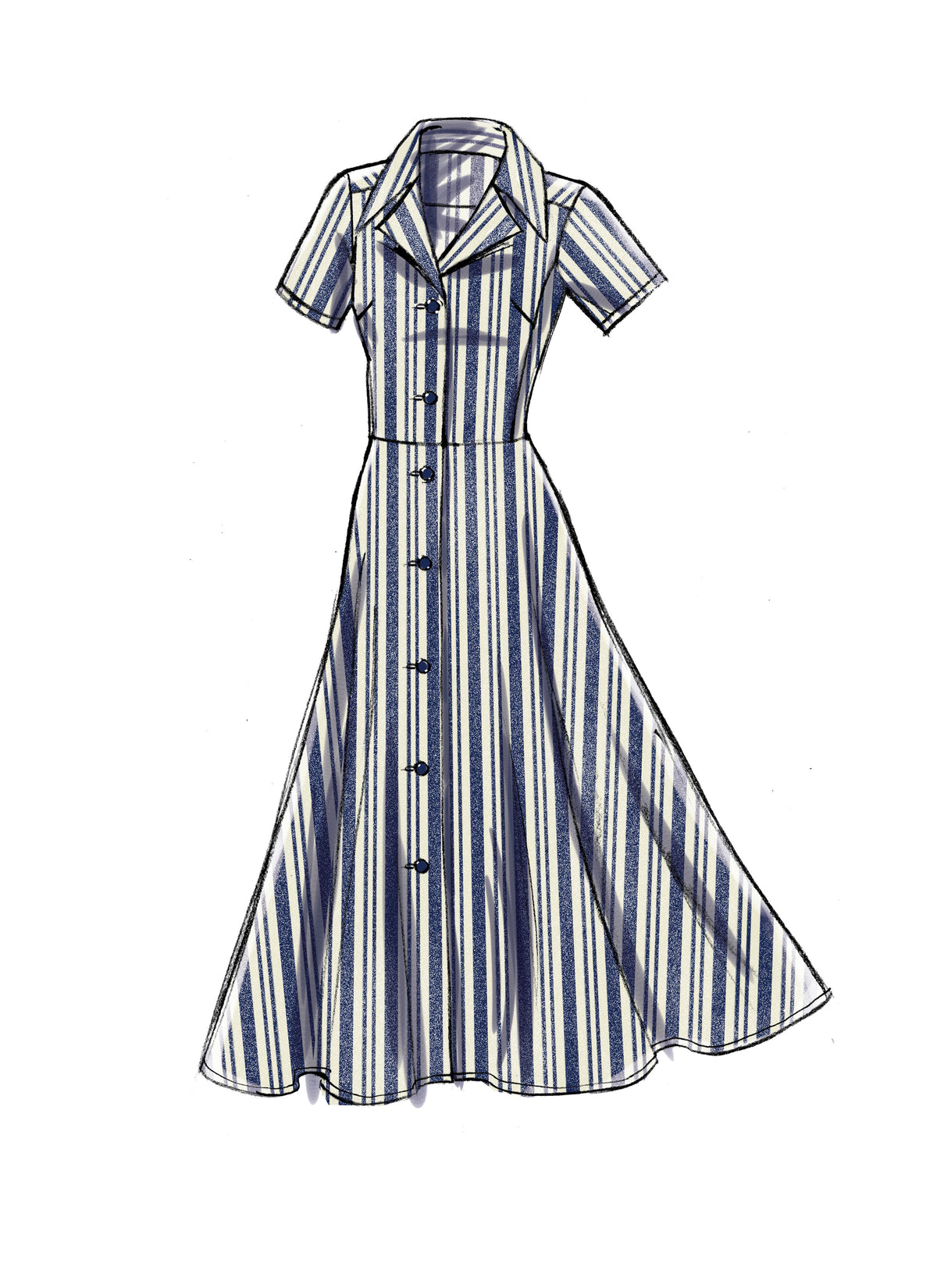Vogue Patterns V9345 envelope showing dress designs