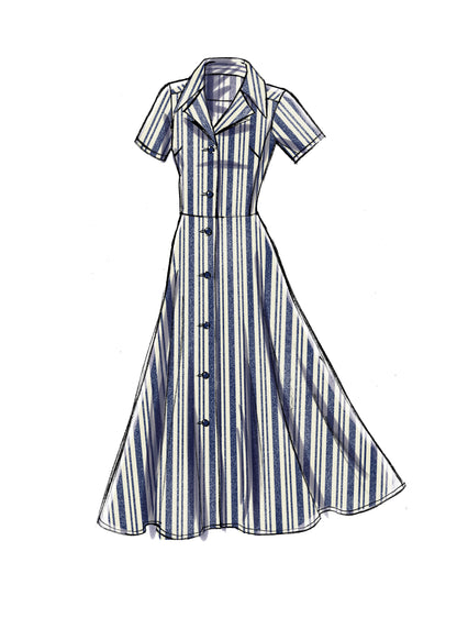 Vogue Patterns V9345 envelope showing dress designs