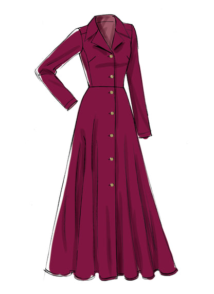 Vogue Patterns V9345 envelope showing dress designs