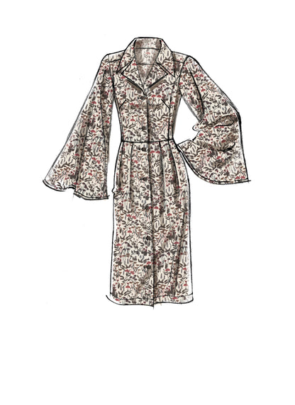 Vogue Patterns V9345 envelope showing dress designs