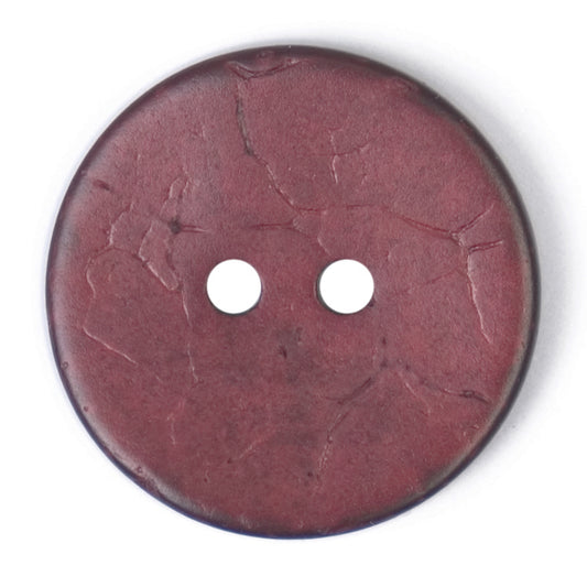 Close-up of plum round buttons, 22mm