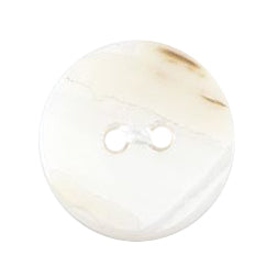 Close-up of pearly white round buttons, 15mm