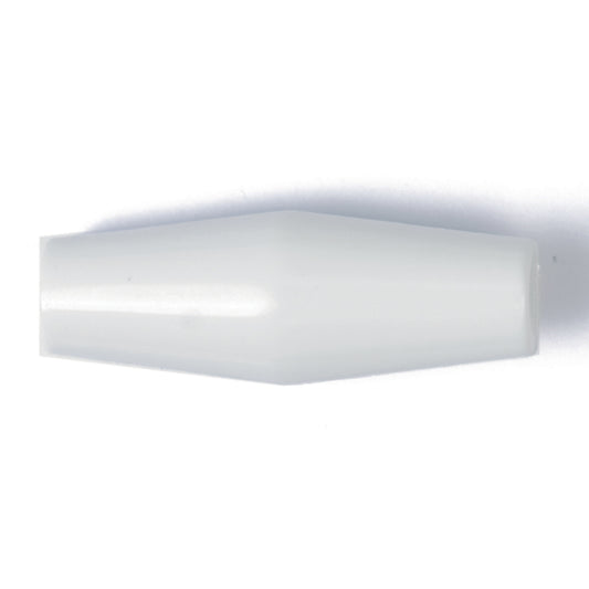White barrel shaped toggle button