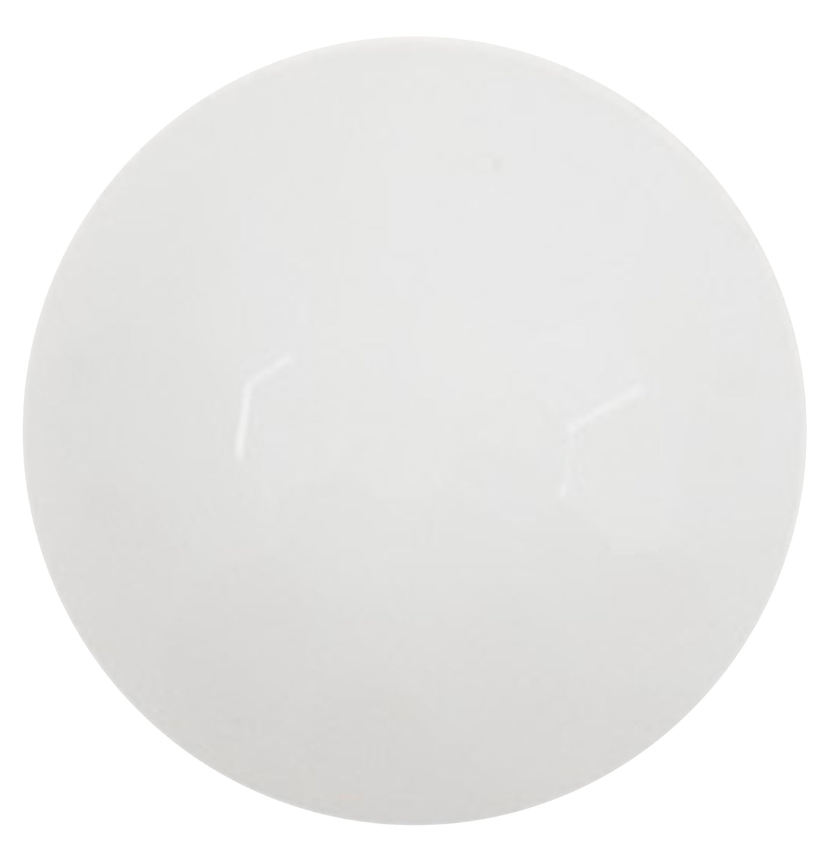 White domed buttons with a faceted top