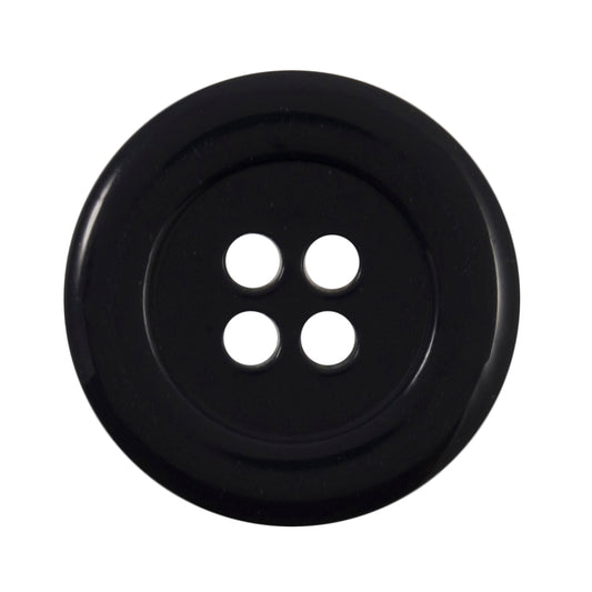 Large navy button with four holes