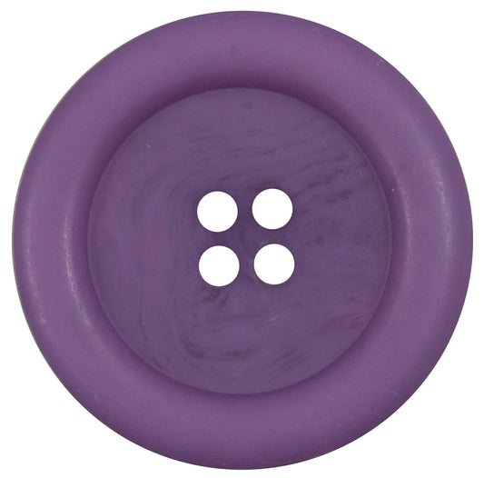 Vogue Star lilac rimmed button, 34mm
