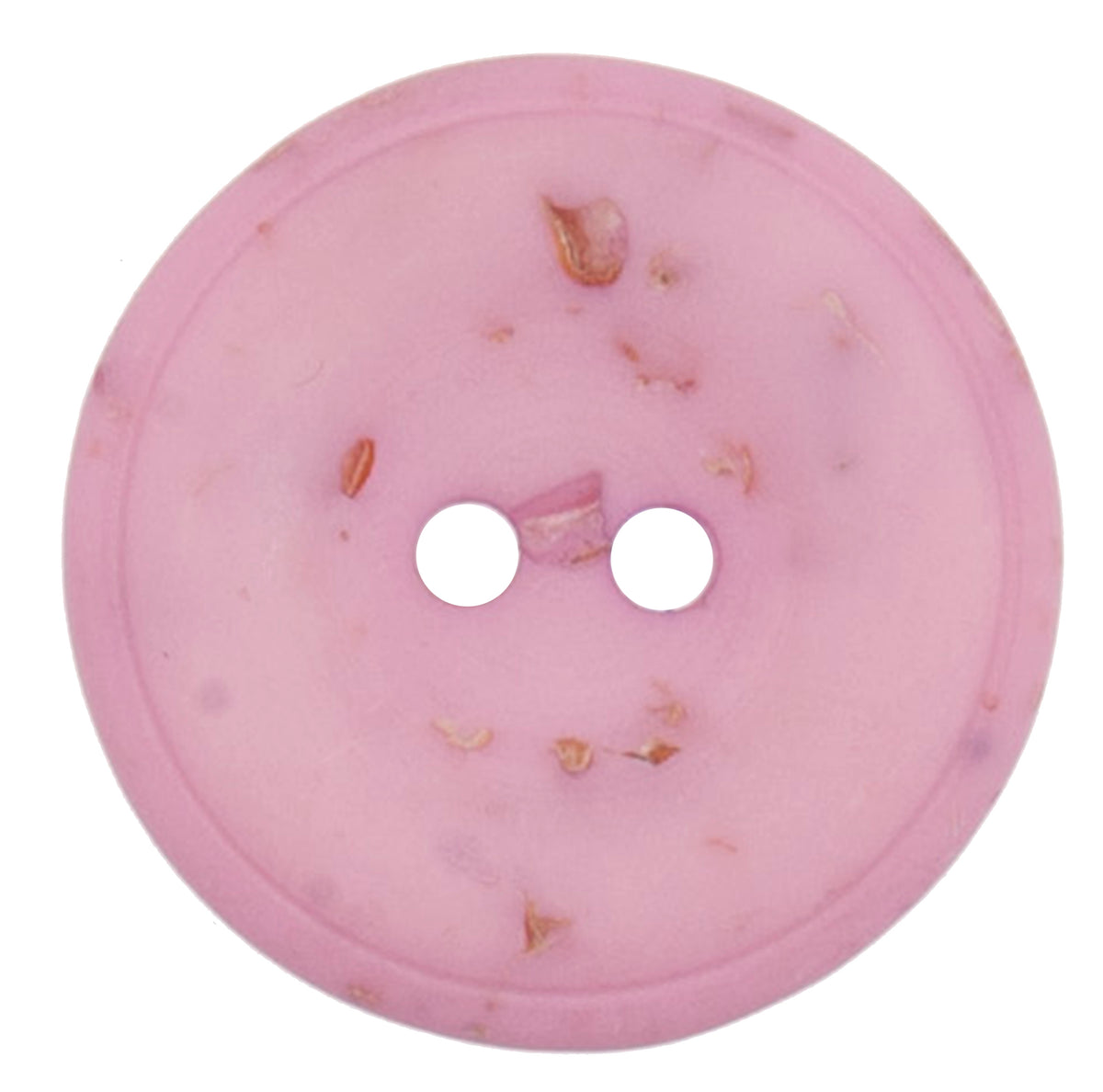 Vogue Star pink speckled buttons, 22mm