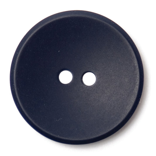Navy blue two-hole button