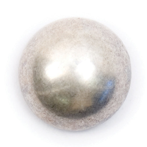 Antique silver dome shank button