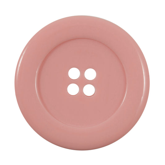 Large dusty pink four-hole button
