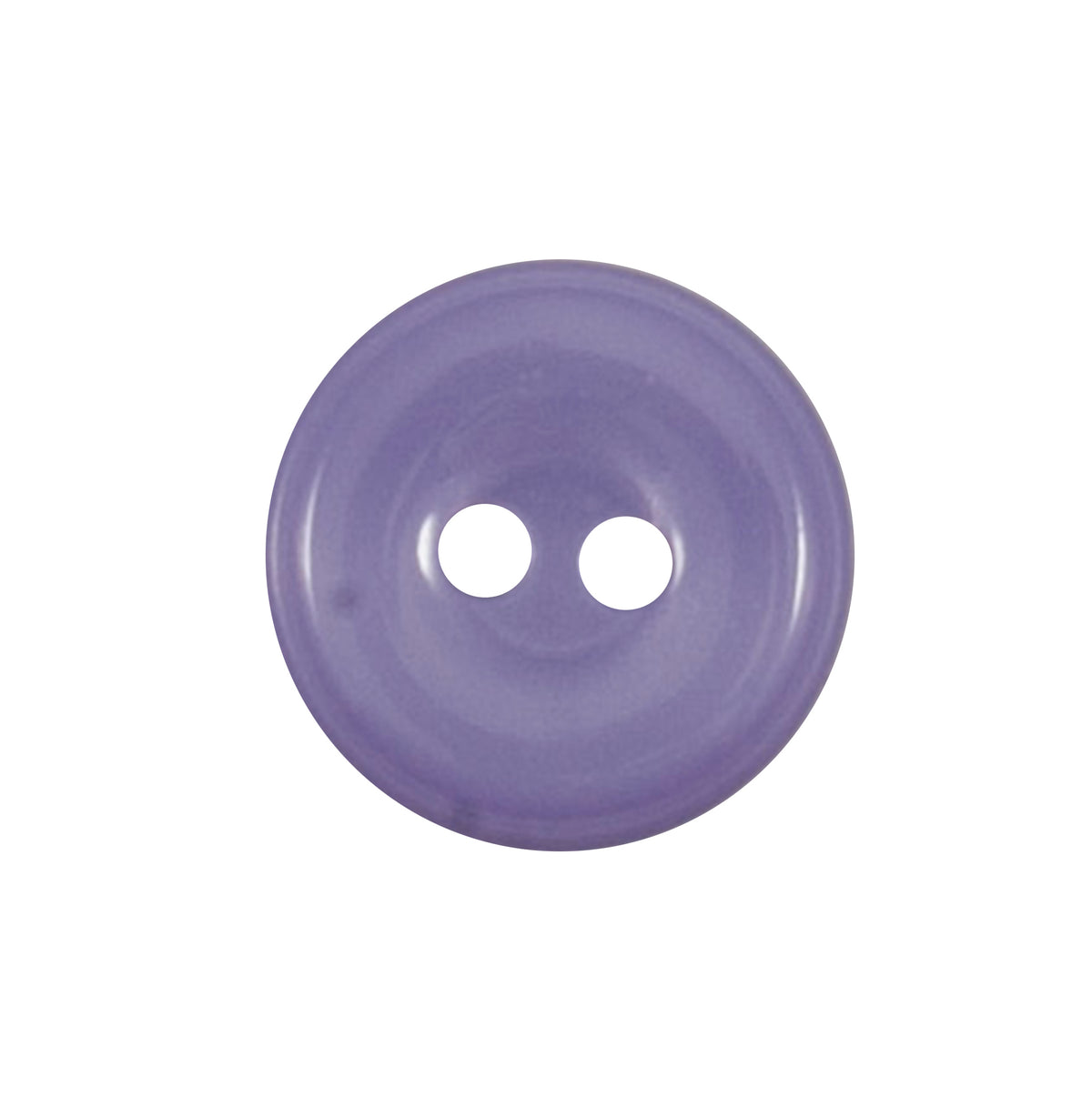 Lilac round 2-hole button