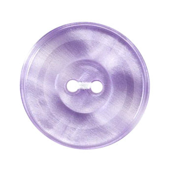 Lilac pearl-effect round 2-hole button