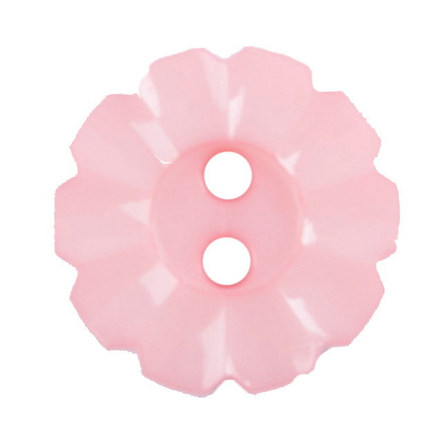 Pale Pink Flower 15mm buttons by Vogue Star