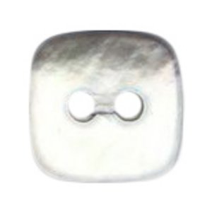 Vogue Star Silver Tone Square Buttons - 11mm (Pack of 4)