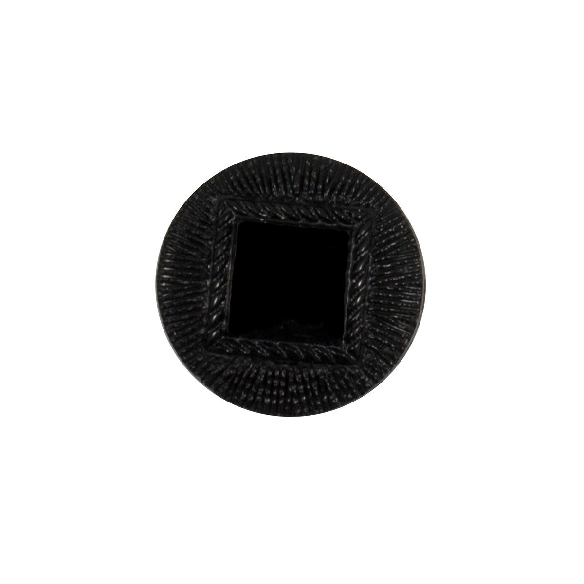 Black Rope Edge Square 19mm buttons by Vogue Star