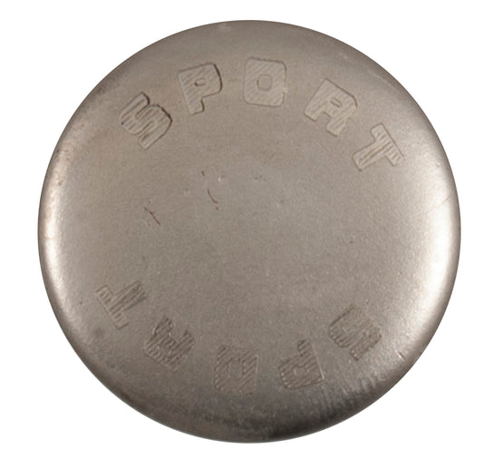 Silver Tone SPORT 25mm button by Vogue Star