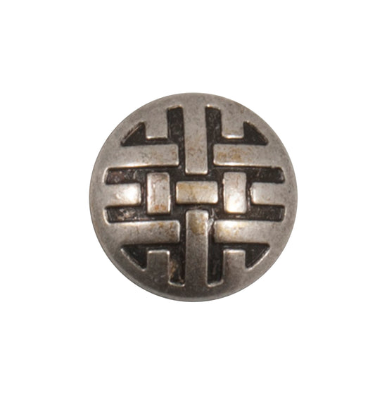 Antique Silver Lattice 15mm buttons by Vogue Star