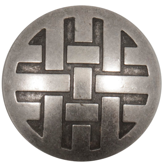 Antique Silver Lattice 30mm button by Vogue Star