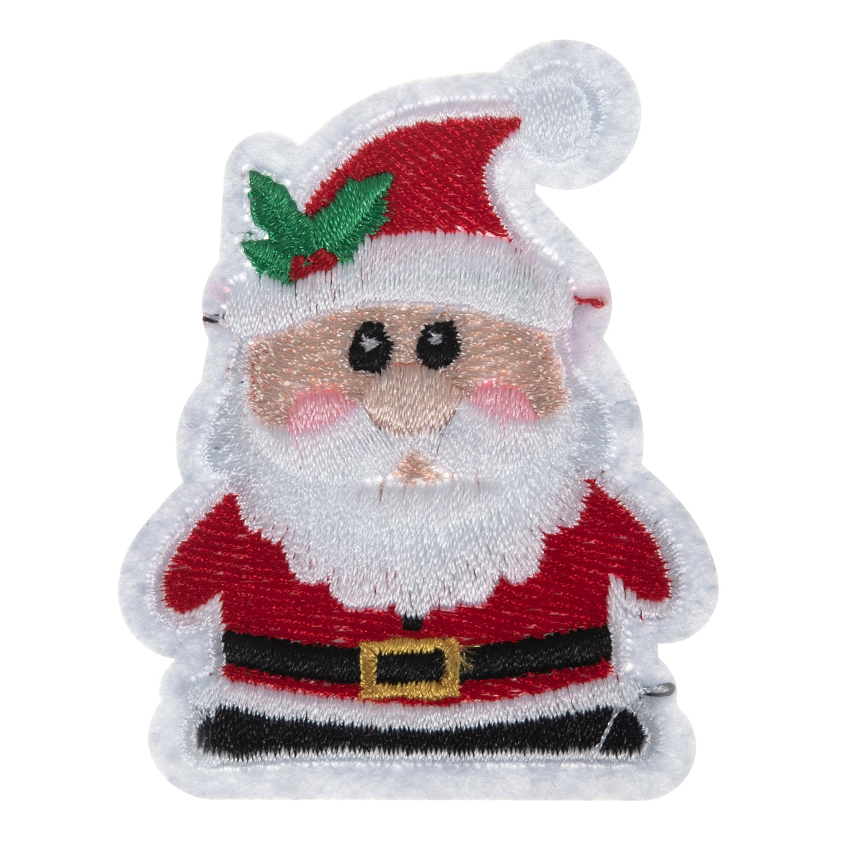 Father Christmas Christmas embroidered iron-on motif