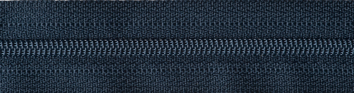 Dark Navy YKK lightweight open end zip, 25cm