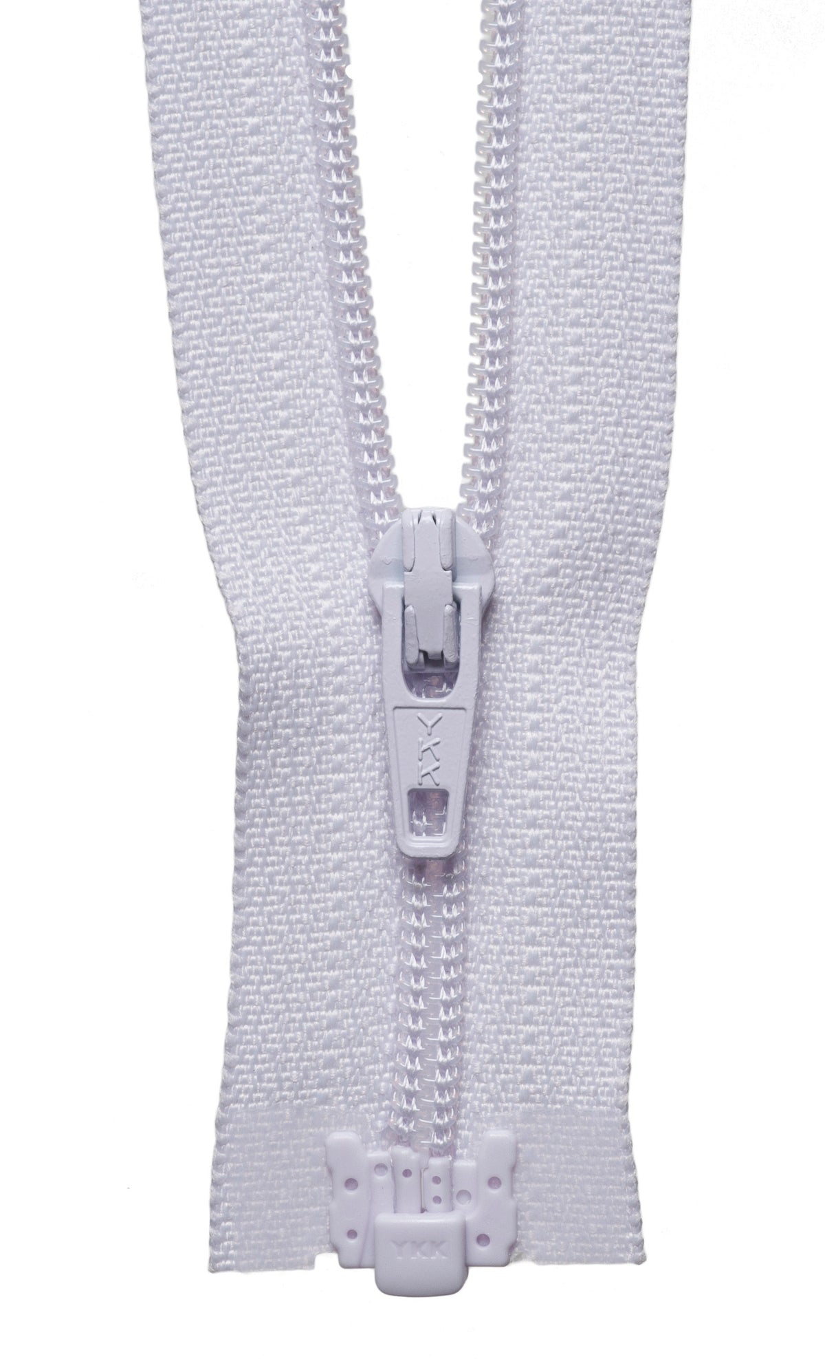 Lilac YKK lightweight open end zip, 25cm