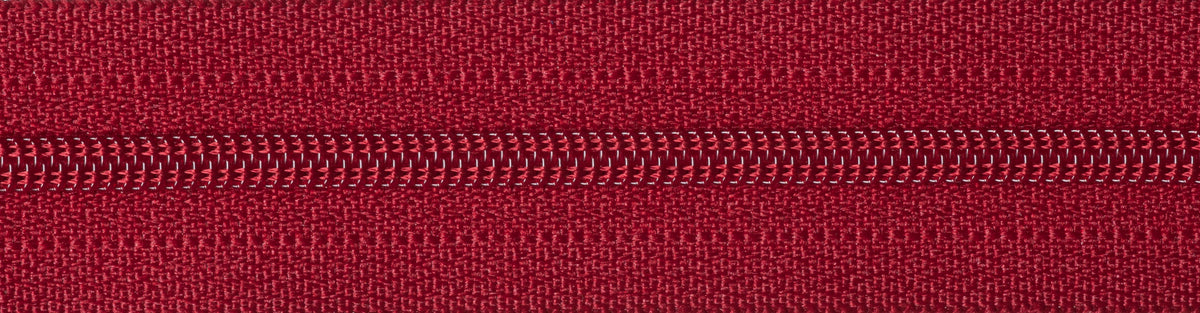 Scarlet Berry YKK lightweight open end zip, 41cm