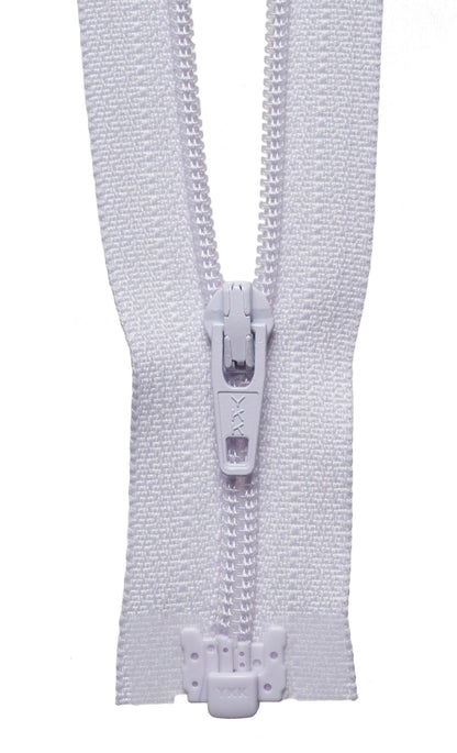 Lilac YKK lightweight open end zip, 41cm