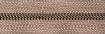 Fawn YKK metal tooth open end zip