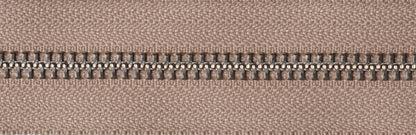 Fawn YKK nickel free metal open end zip, 81cm