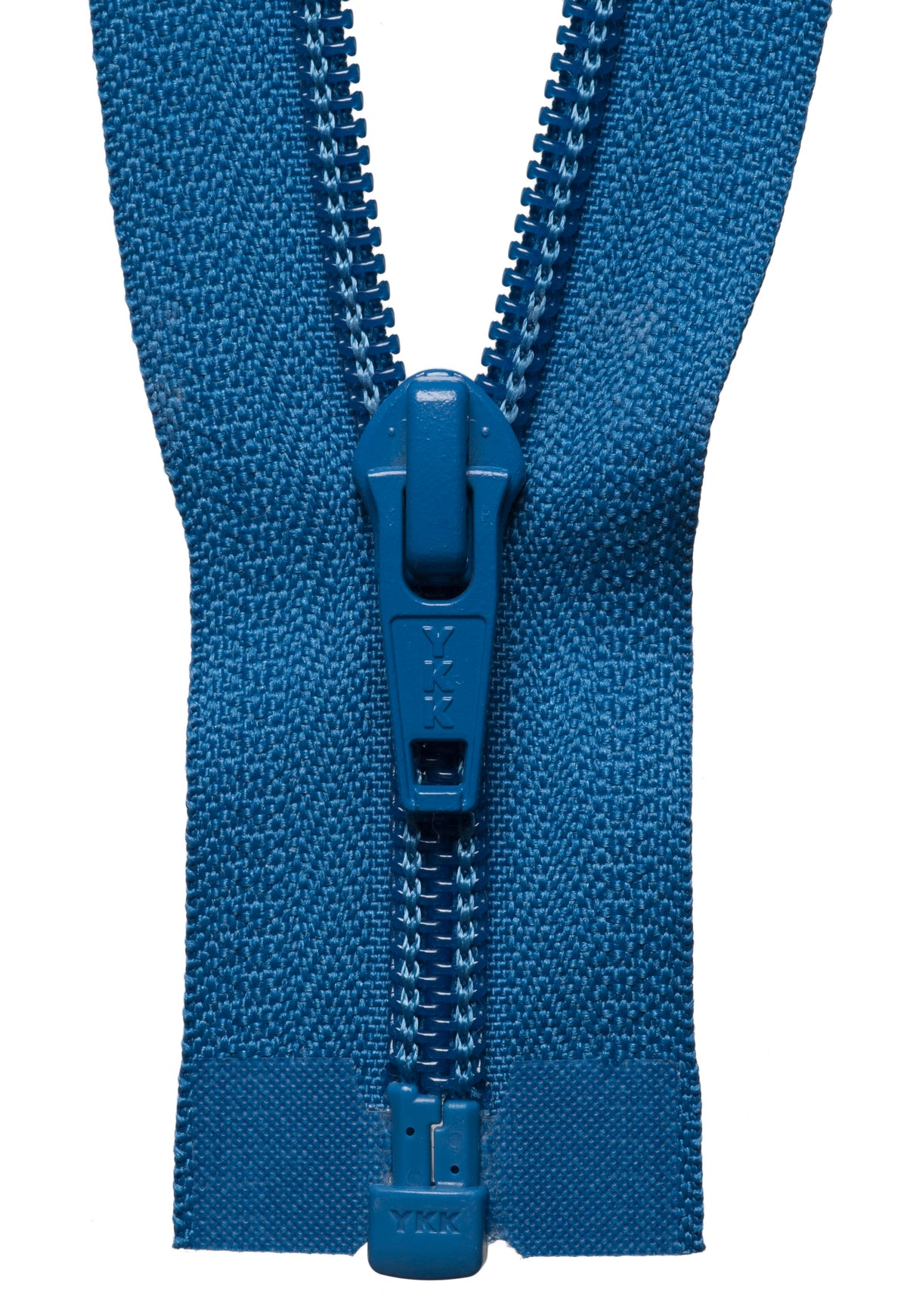 YKK 25cm saxe blue open-ended nylon zip