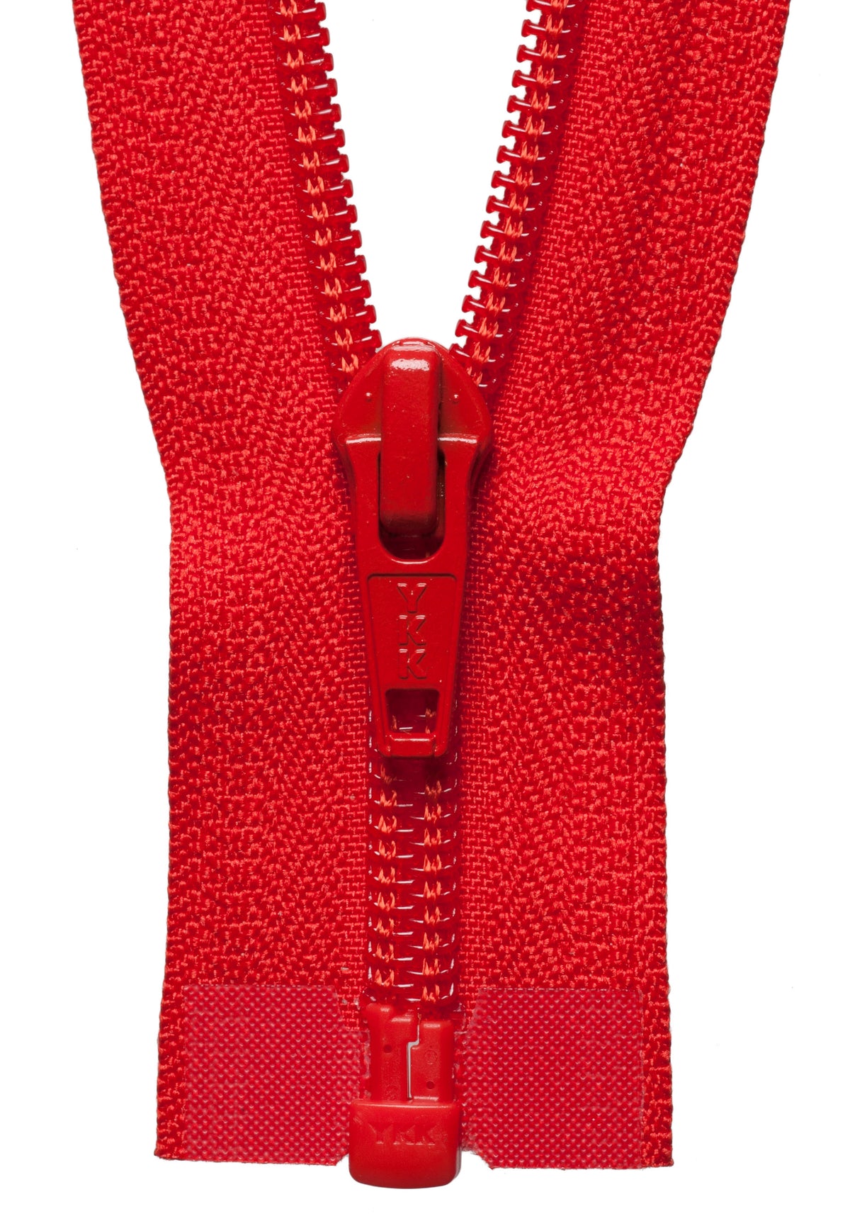 Autumn Orange YKK nylon coil open end zip