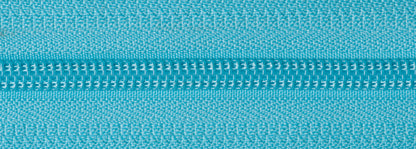 YKK 25cm turquoise open-ended nylon zip