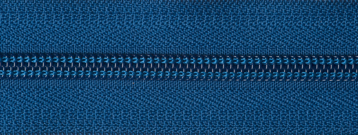 Royal Blue YKK nylon open end zip, 36cm long