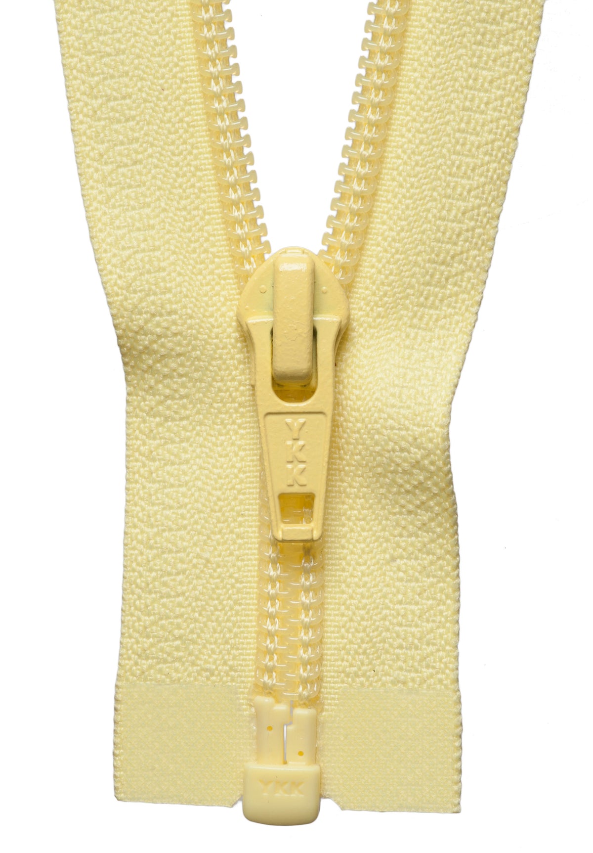 Lemon YKK nylon open end zip, 36cm long