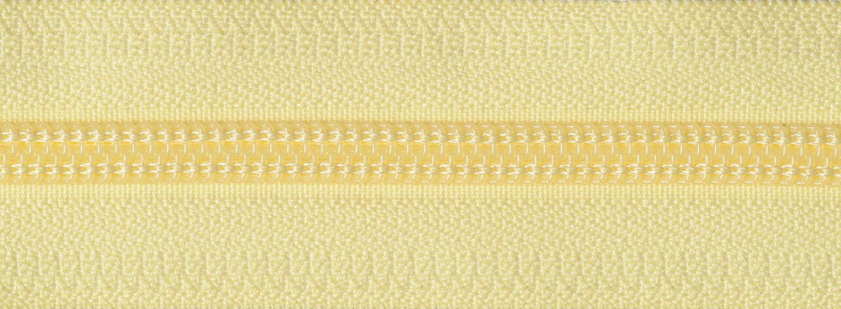 YKK lemon nylon open end zip, 46cm