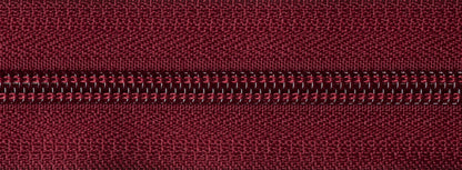 YKK dark wine 51cm nylon open-end zip