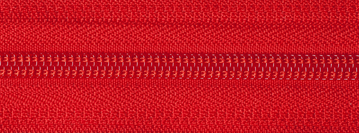 YKK autumn orange 51cm nylon open-end zip