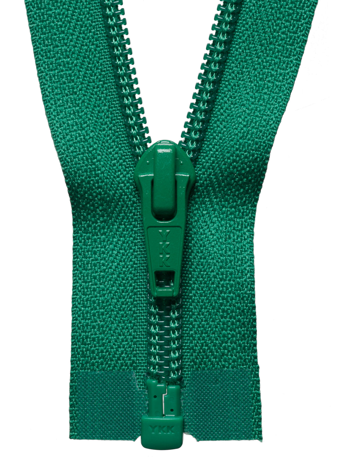 Emerald YKK nylon open end zip, 61cm