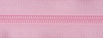 Mid Pink YKK nylon open end zip, 61cm