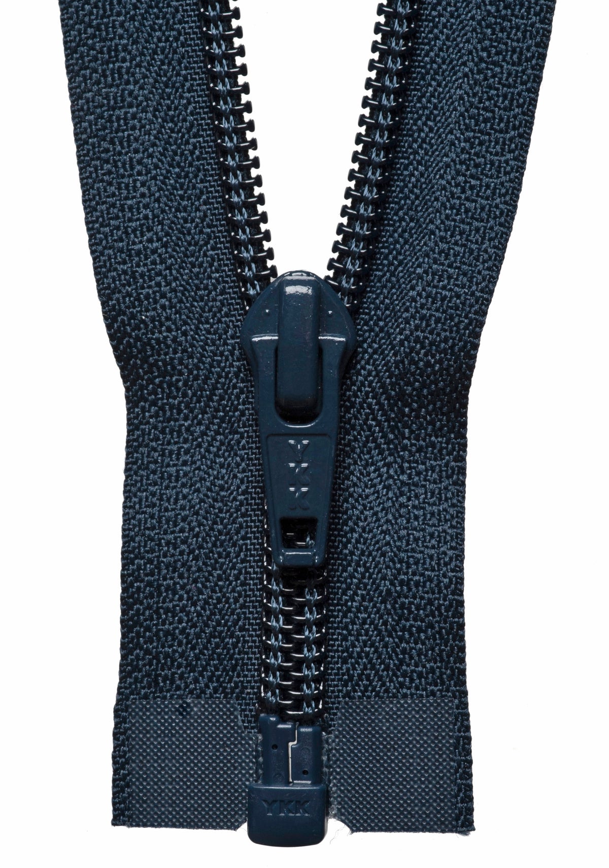 Dark Navy YKK open end nylon zip, 71cm