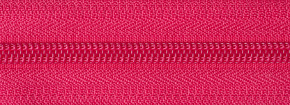 YKK shocking pink nylon open end zip, 76cm